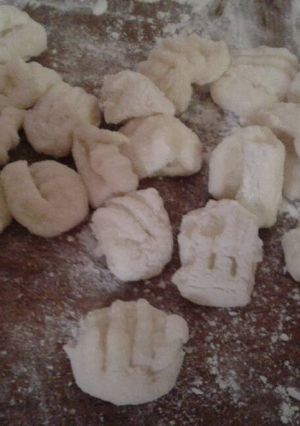Una foto de Ñoquis caseros
