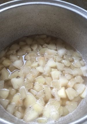 Una foto de Compota de manzanas