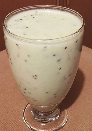 Una foto de Batido de Yogurt y Kiwi