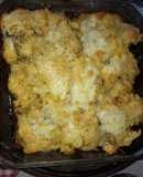 Coliflor al horno, gratinado