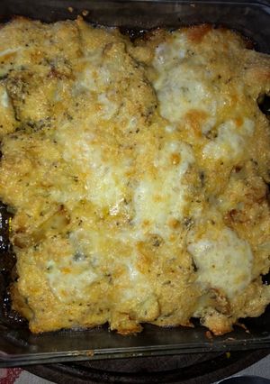 Una foto de Coliflor al horno, gratinado