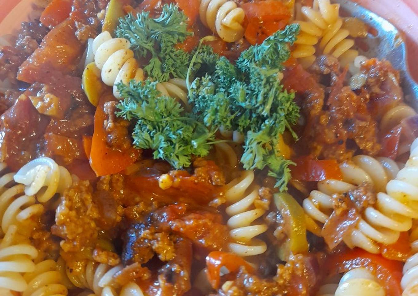 Turkish inspired quick pasta