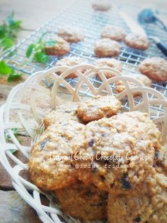 Foto resep Oatmeal Chewy Chocolate Cookies