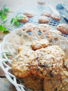 Foto resep Oatmeal Chewy Chocolate Cookies