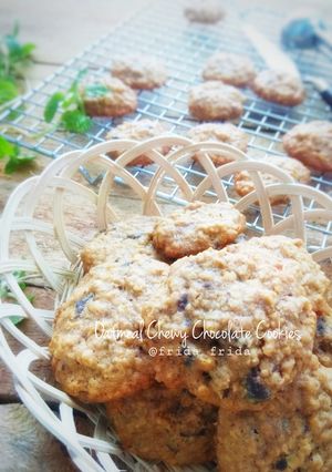 Foto resep Oatmeal Chewy Chocolate Cookies