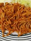 Espagueti con chorizo 🍝