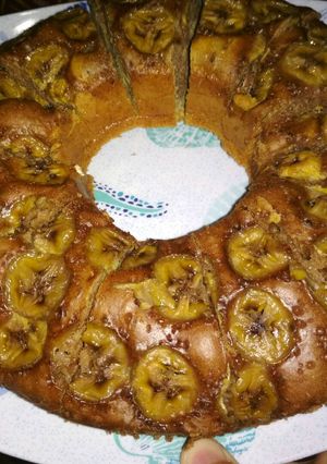 Foto resep Kue kukus topping pisang