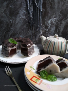 Foto resep Puding coklat oreo