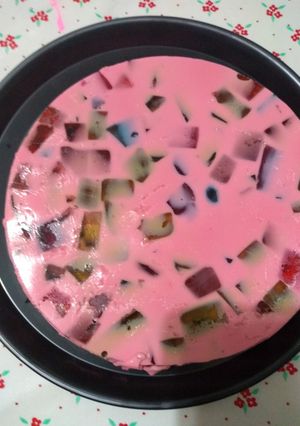 Una foto de Gelatina colorina