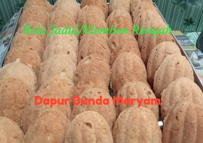 Resep Bolu Klemben/jadul Renyah yang Bisa Manjain Lidah