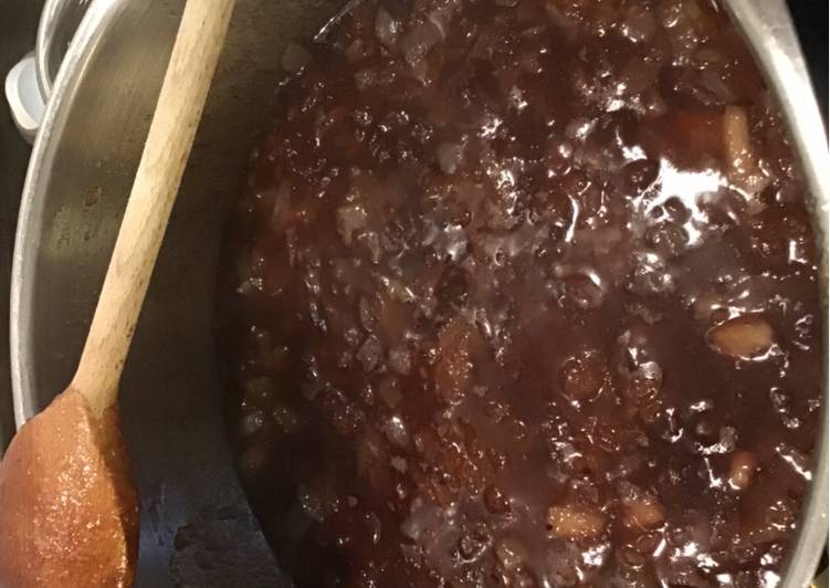 Homemade Chutney from old jam. #mycookbook
