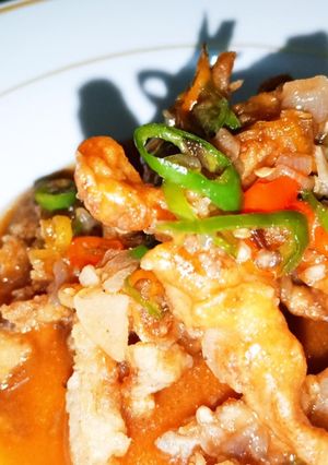 Foto resep Jamur kriuk Saos Tiram tanpa Bawang Bombai