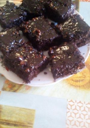 صورة لوصفة كيكة الماء المغلي