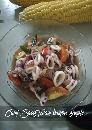Foto resep Cumi Saos Tiram Bumbu Simple