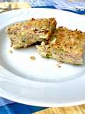 Lasagnetta di Zucchine, con prosciutto e mozzarella