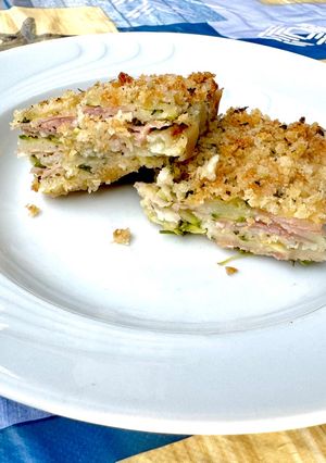 Foto di Lasagnetta di Zucchine, con prosciutto e mozzarella