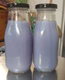 Sữa yến mạch hoa đậu biếc