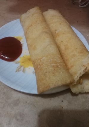 A picture of Dosa breakfast.