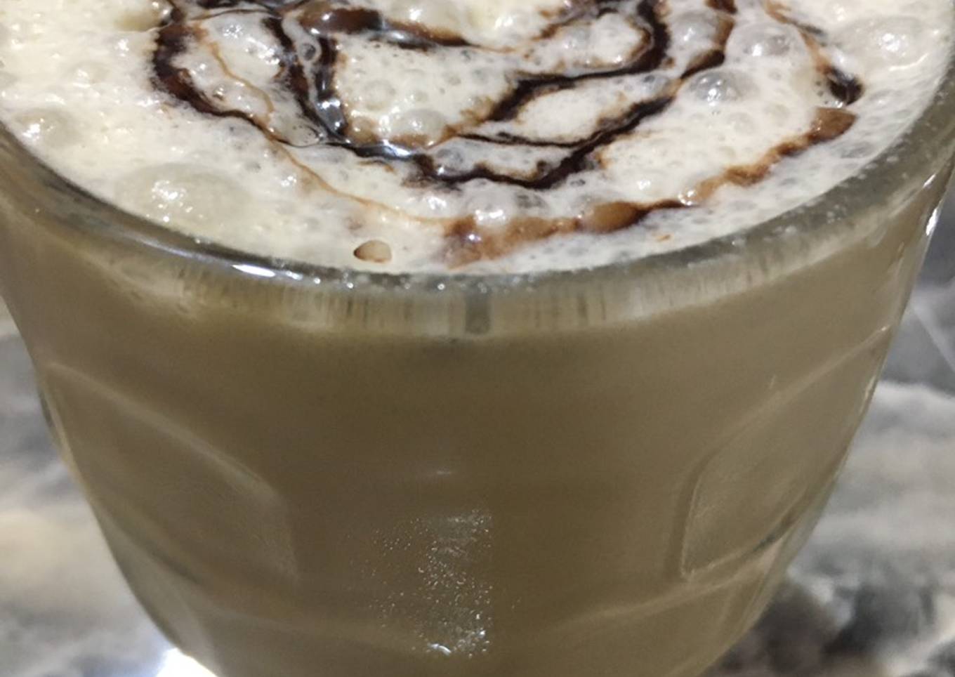 Chocolate milk shake