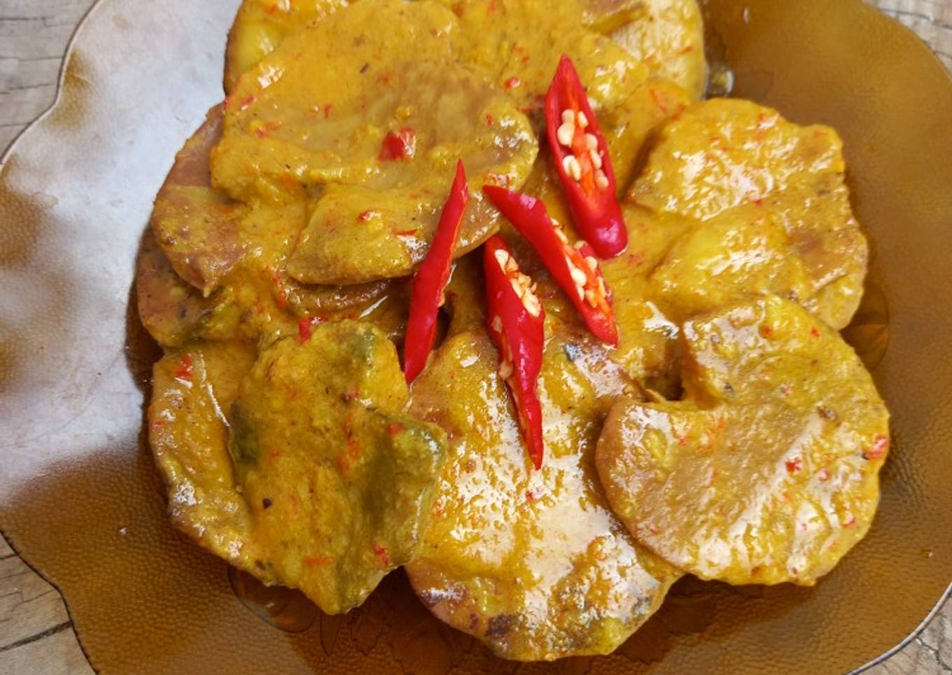 Rendang jengkol simple