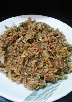 A picture of Biryani.