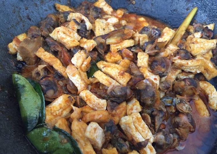 Kerang tahu saos padang