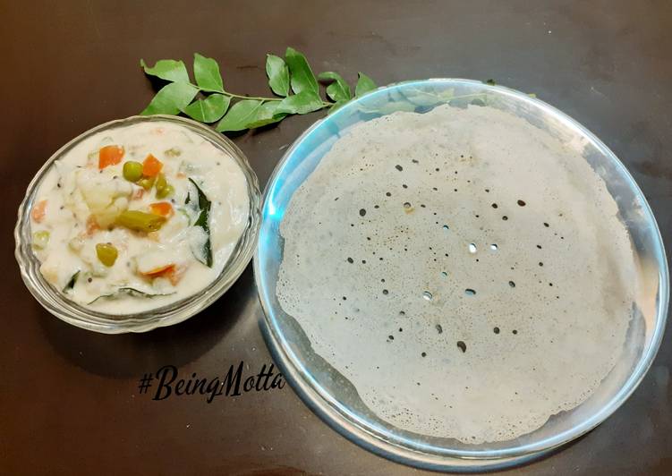 Easy Appam with Veg Stew