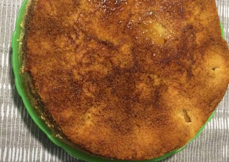 Tarta de manzana y caramelo