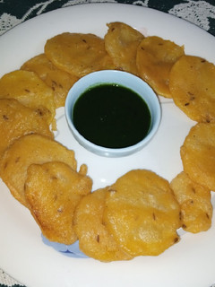 A picture of Pepper Cumin Fritters.