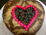 Egg less Zebra cake