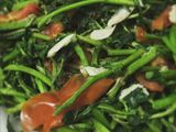 Rau cải xoong xào cà chua