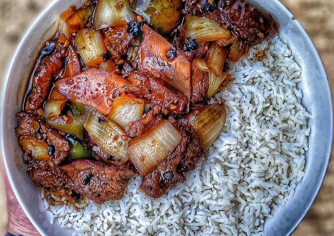 Recipe of Perfect Beef In Black Bean Sauce