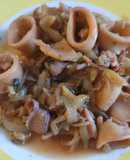 Calamars amb ceba