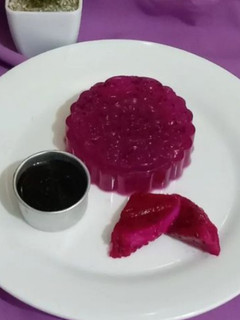 Foto resep Puding buah naga