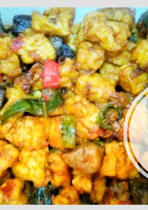 Foto resep Sambal goreng hati ampela tempe tahu