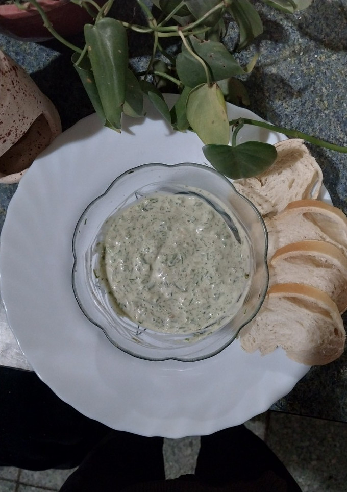 Una foto de Dip de ciboulette 🌱