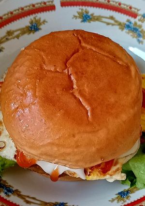 Foto resep Burger Simple
