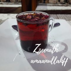 A picture of Hibiscus and Rose Infusion.