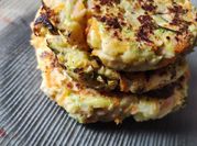 Una foto de tortitas de garbanzo