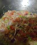 Atún con vegetales salteados