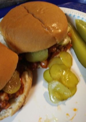 A picture of Chopped Pork Sloppy Joe.