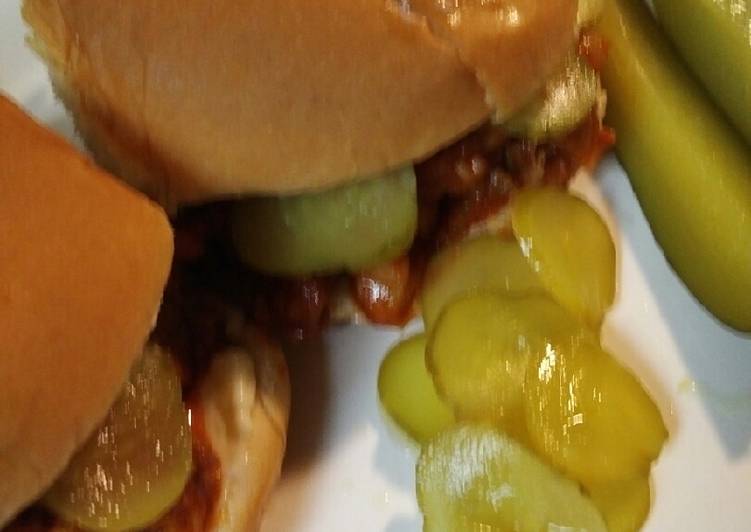 Easiest Way to Prepare Super Quick Homemade Chopped Pork Sloppy Joe