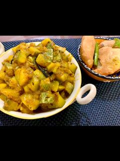काशी फल (कद्दू) की खट्टी मीठी सब्ज़ी रेसिपी मुख्य फोटो