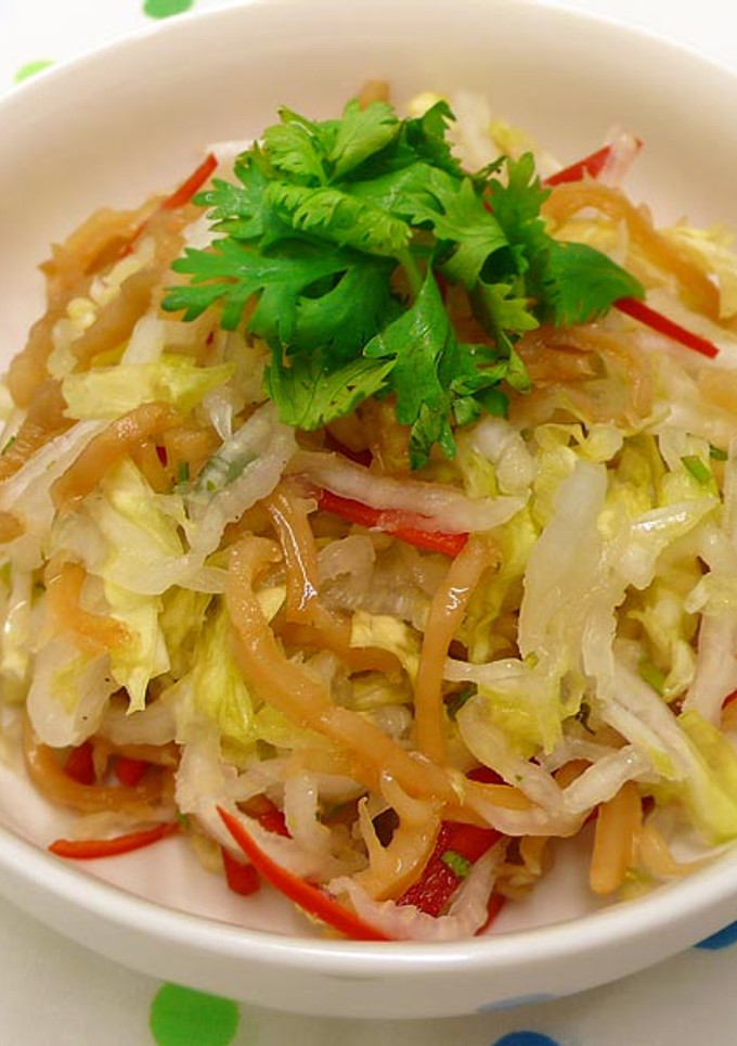 檸檬蜇皮白菜芯 ☆ 海蜇皮冷盤3 的食譜成品照片