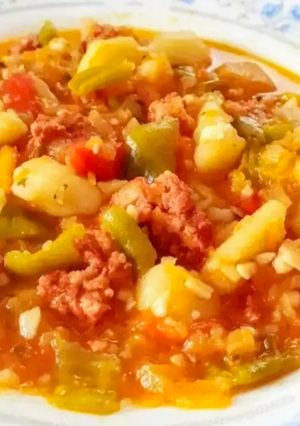 Una foto de Patatas a la riojana