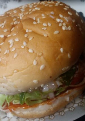 A picture of Vegetables Burger.