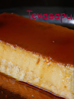 Una foto de Flan de huevo casero
