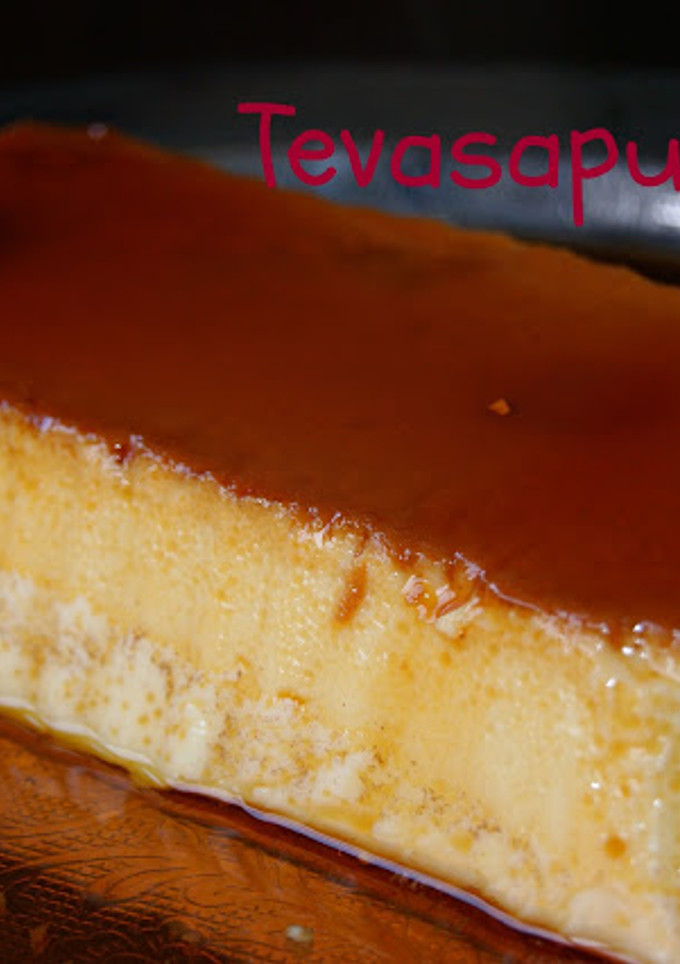 Una foto de Flan de huevo casero