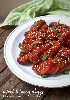 Foto resep Sweet & Spicy Wings Ala Indi