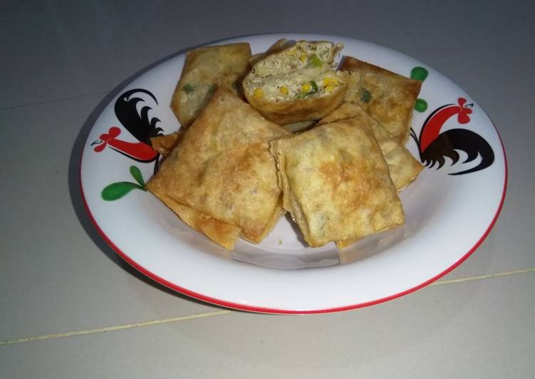 Martabak telur kombinasi